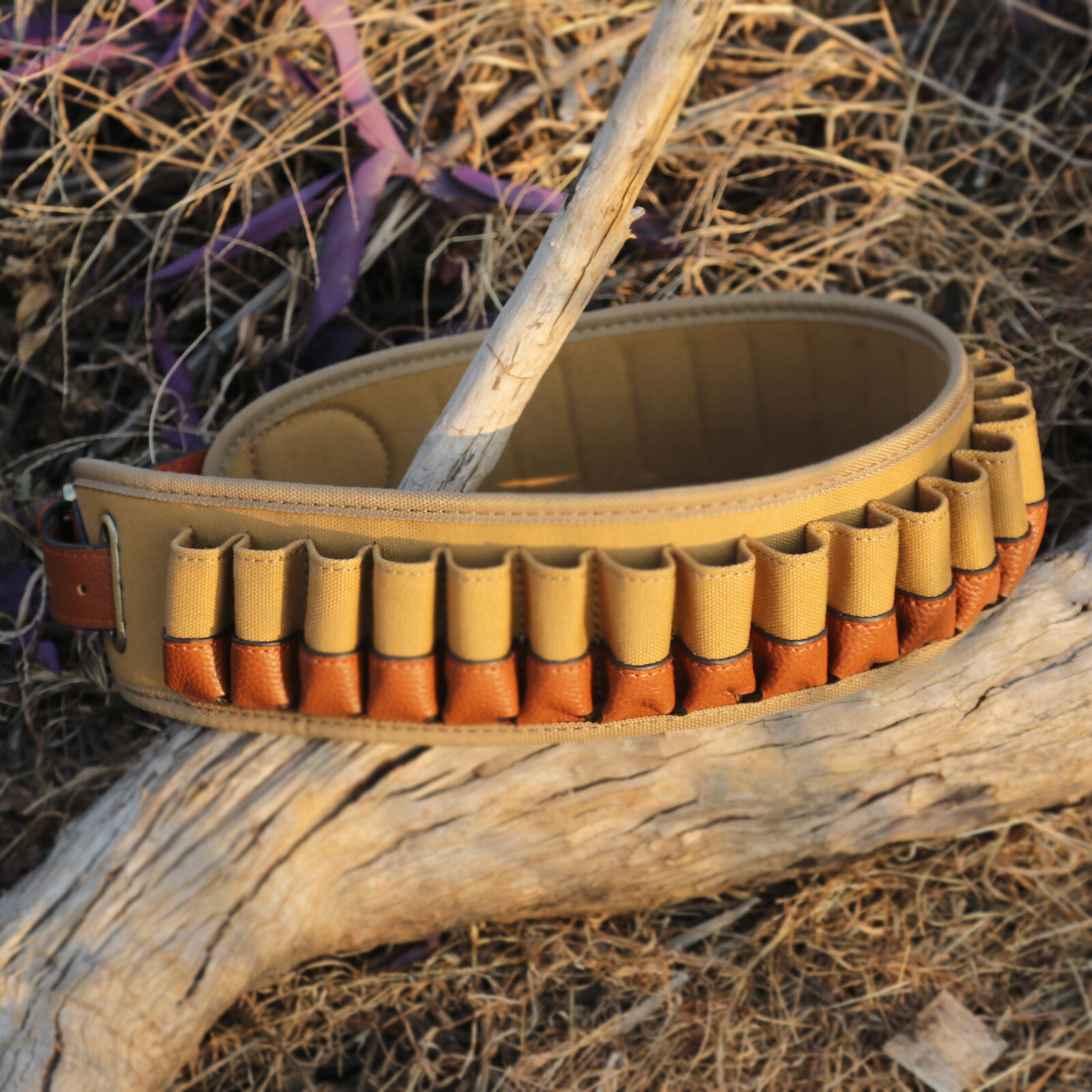 TOURBON Bandolier Cartridge Belt Shotgun Shells Holder 12GA Range Shooting USA