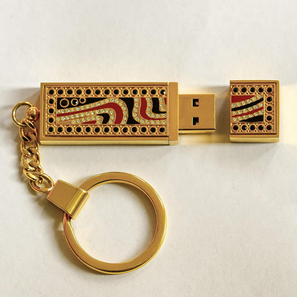 20 PCS Brass Flat Split Key Rings, 25Mm (1") Diameter, Solid Brass Keyrings for