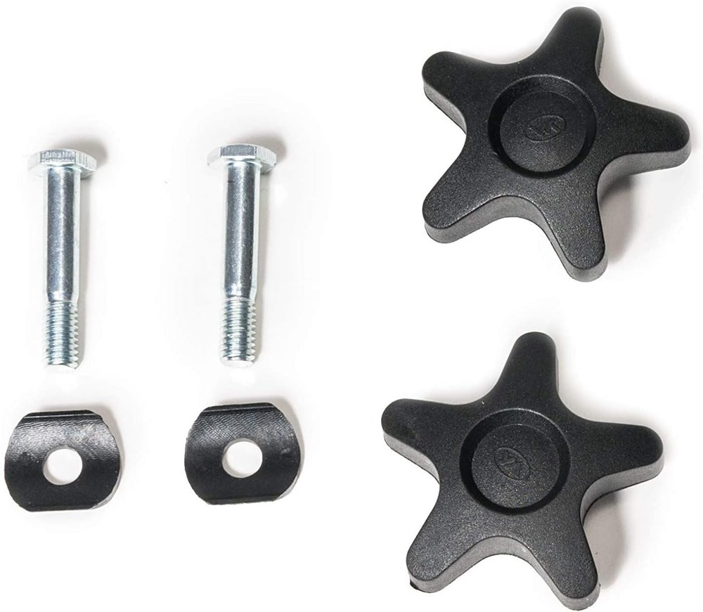 2 Replacement Star Knobs Screws for Rollator Walker Arm Height Adjustment HL420