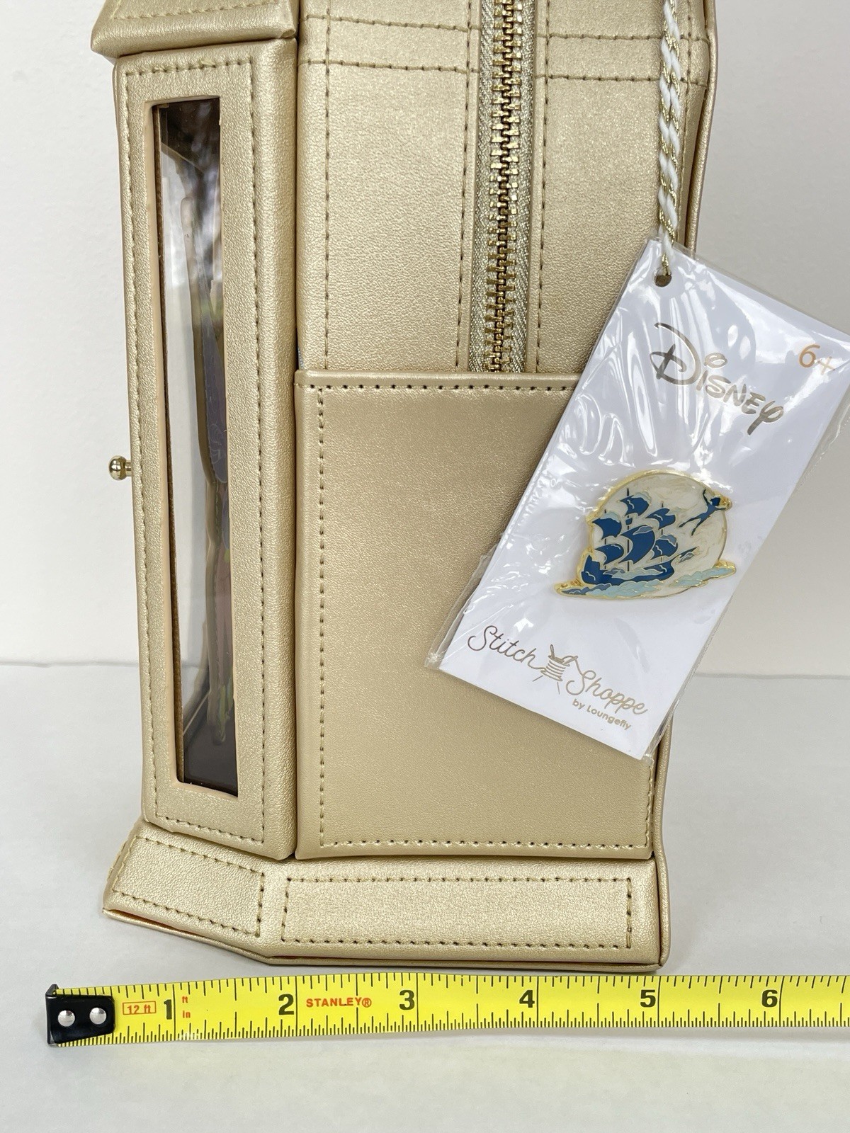 NEW Stitch Shoppe By Loungefly Tinker Bell Lantern Crossbody Bag w/ Pin PeterPan