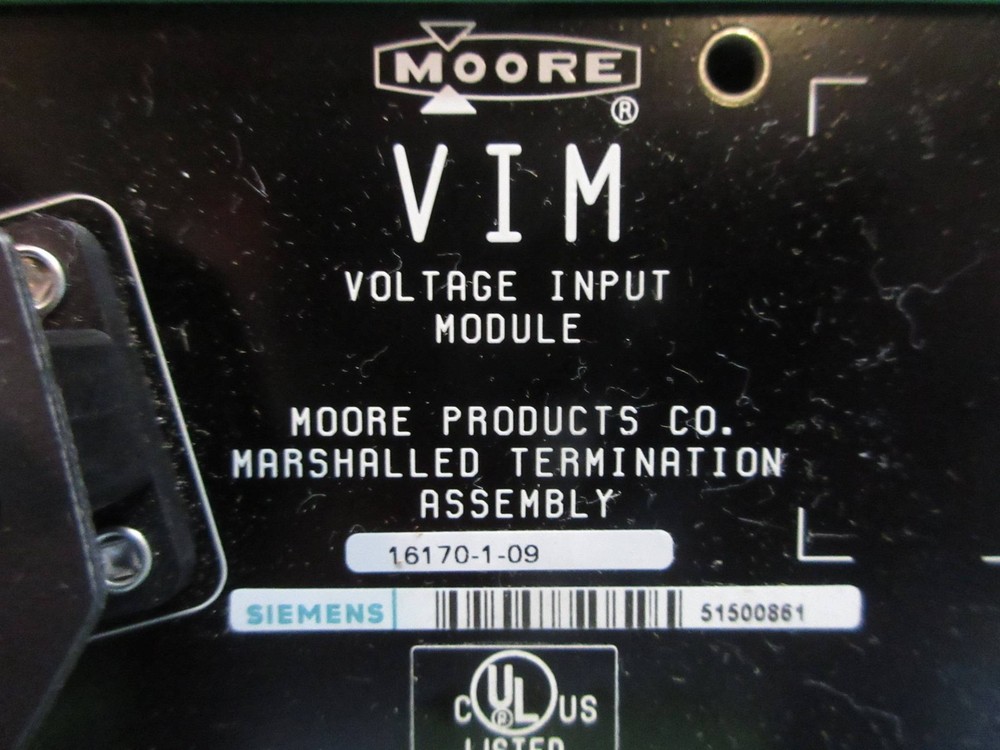 Moore 16170-1-09 APACS VIM Voltage Input Module Siemens PLC Board