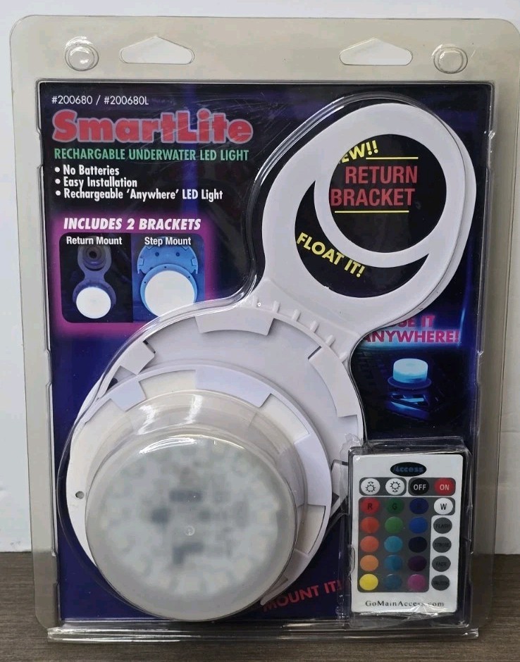 Main Access LED Underwater Light, Pool Accessory for Steps with Remote Control