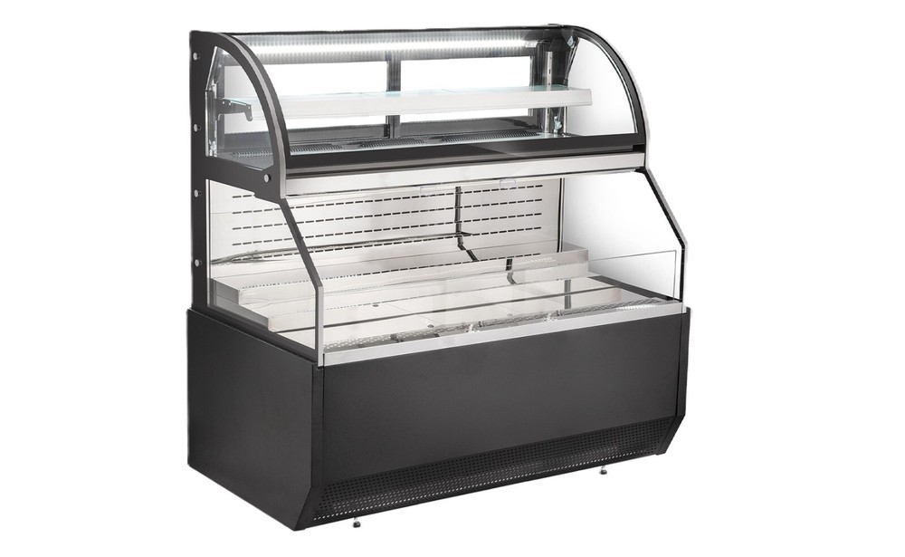 NSF Double Deck Open Display Refrigerated Showcase
