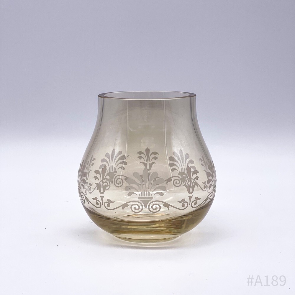 Vintage Glass Patterned Lantern | 11.5cm Height
