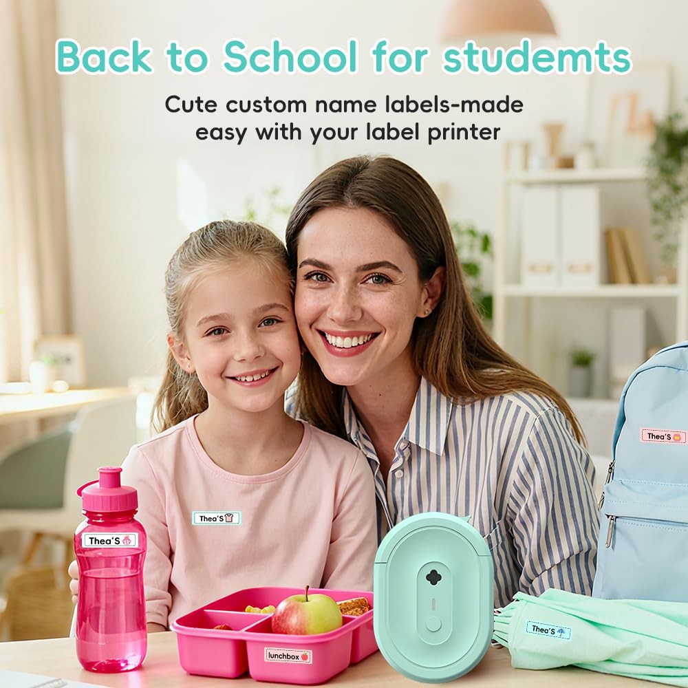 Label Maker Machine,N12 Portable Bluetooth Mini half inch, Green