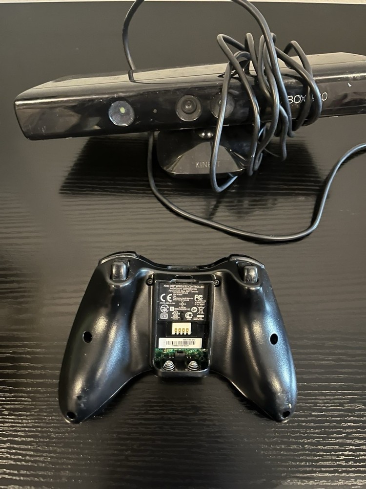 Microsoft Xbox 360 Kinect Motion Sensor Camera, Black, Wired