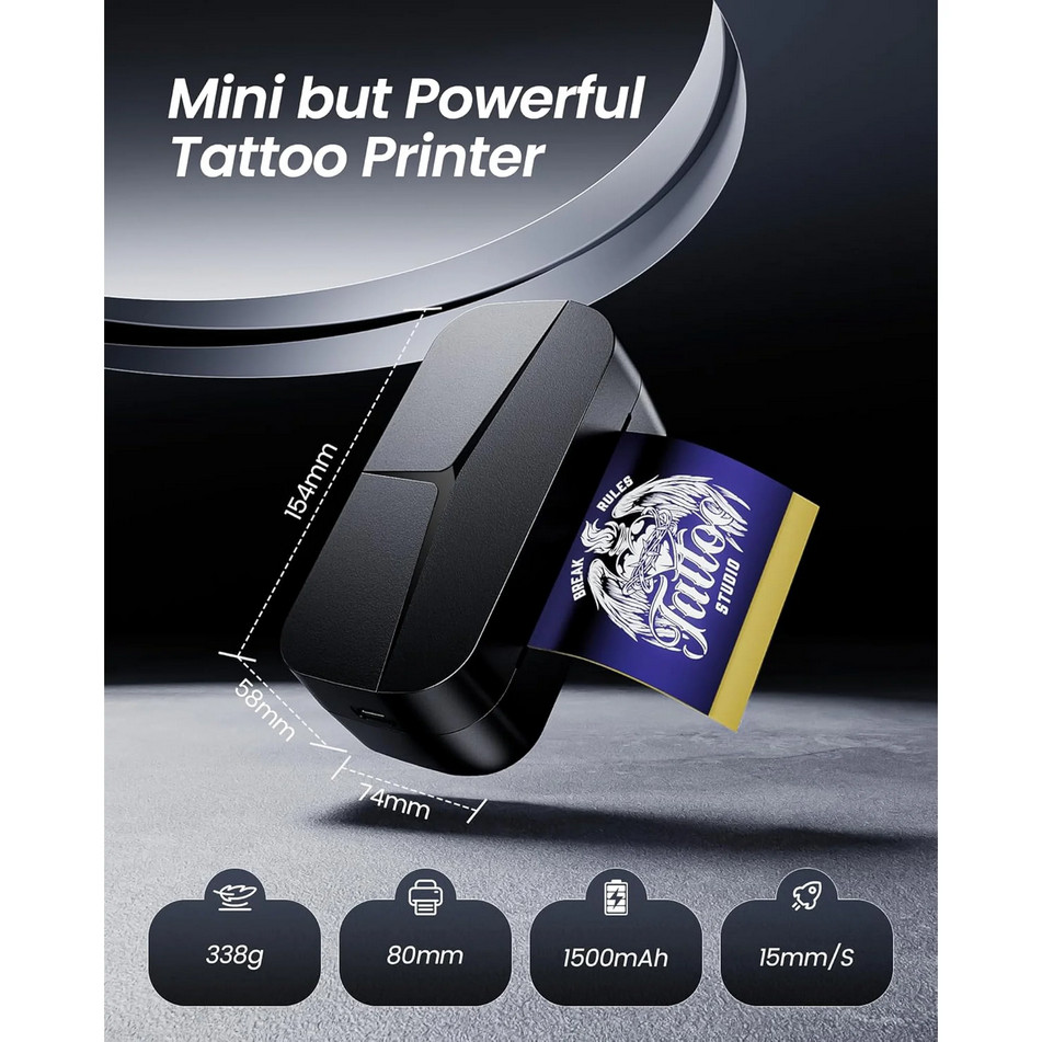 Phomemo TP32Tattoo Stencil Printer for Beginner, Mini Tattoo Printer, New 2 in 1
