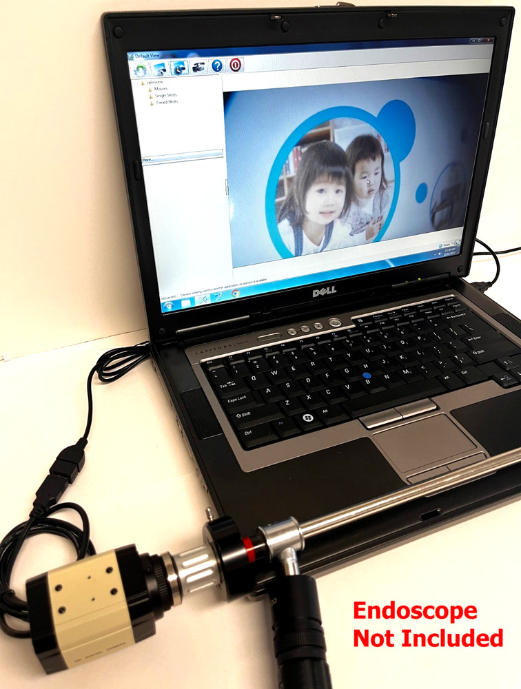 Rigid Endoscope HD 4K 8MP USB Video Camera Head+Coupler+Light Source+PC; Olympus
