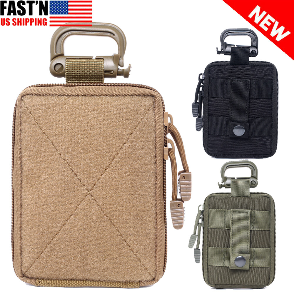 Tactical Molle Pouch EDC Multitool Sheath Purpose Utility Belt Bag Waist Pack