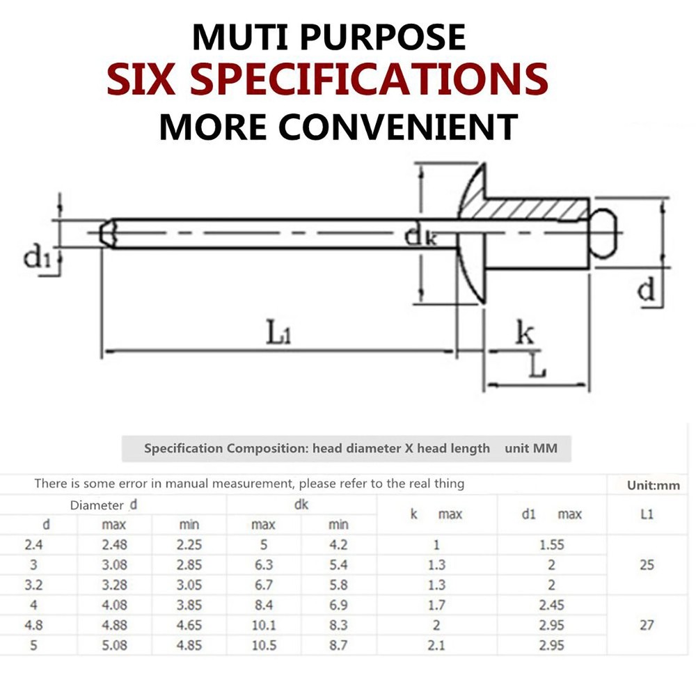 Cordless Ergonomic Rivet Tool Gun Rivnut Setting Tools Nut Setter Blind Riveter