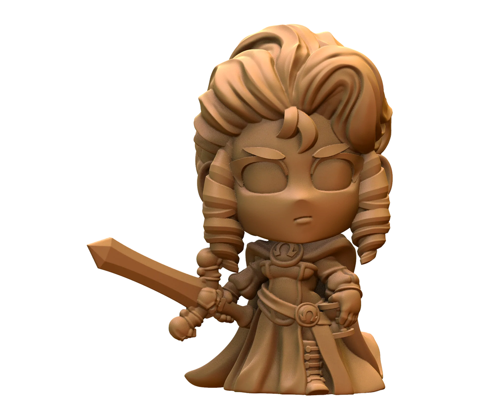 Capsule Chibi - D-World - Death Maiden W/Sword