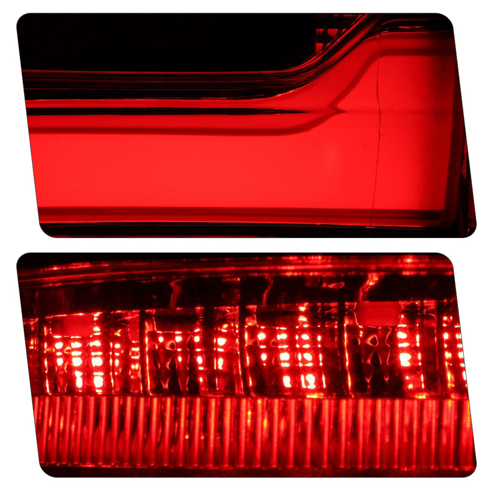 For 2018-2021 Chevy Traverse Full LED Tail Lights Black Outer Left+Right Pair