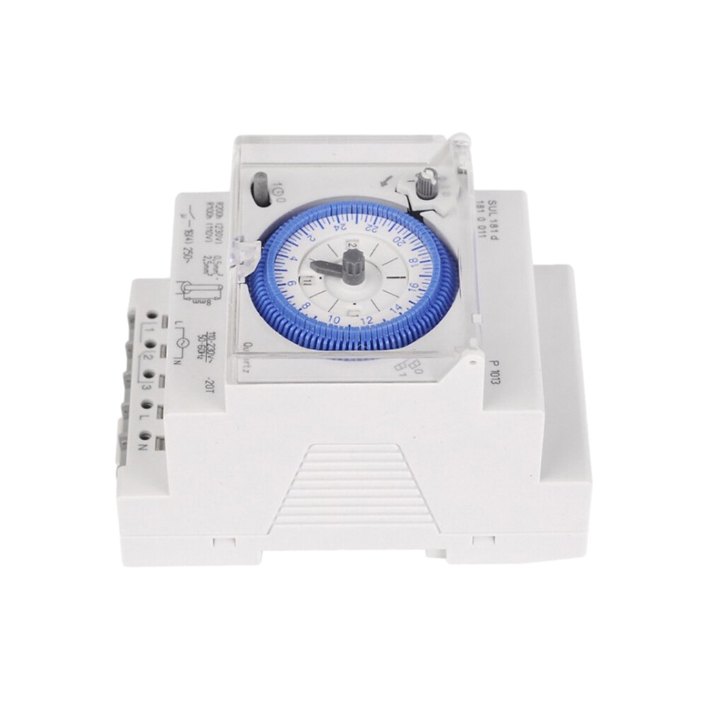 SUL181D Mechanical Timer Switch 96 Times On/Off Per Day Time Set Range 15 Mins