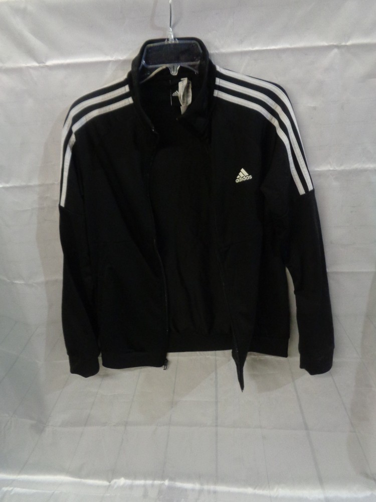 Adidas Men's Black Jacket Full Zip Size M Medium