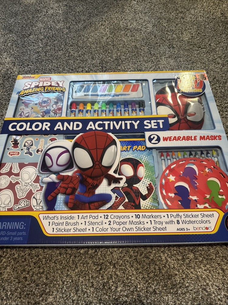 Marvel Spidey Color And Activity Set