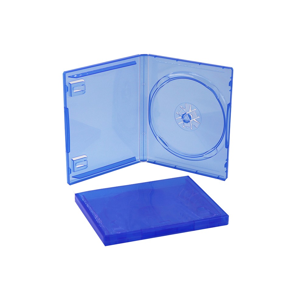 New Blue CD Discs Storage Bracket Box for Sony PS 5 Game Single Disk Cover Case
