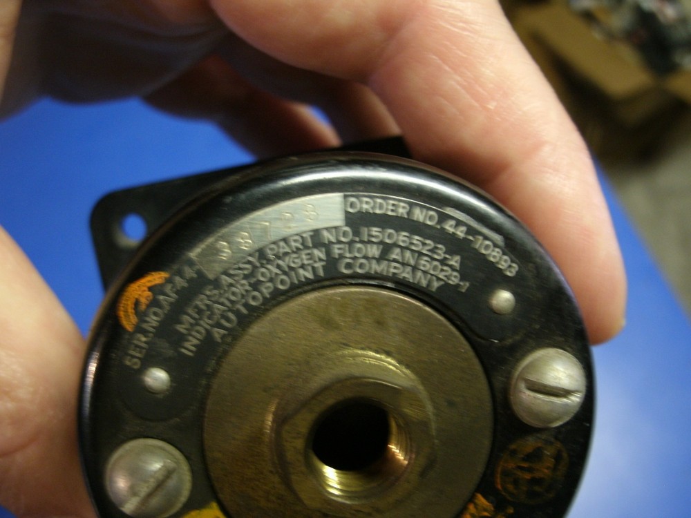 US AIRCRAFT BLINKER OXYGEN FLOW INDICATOR AN6029-1