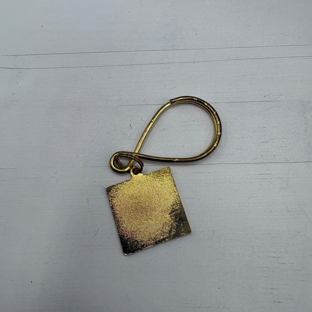 Original Vintage Michelin Enamel Keychain