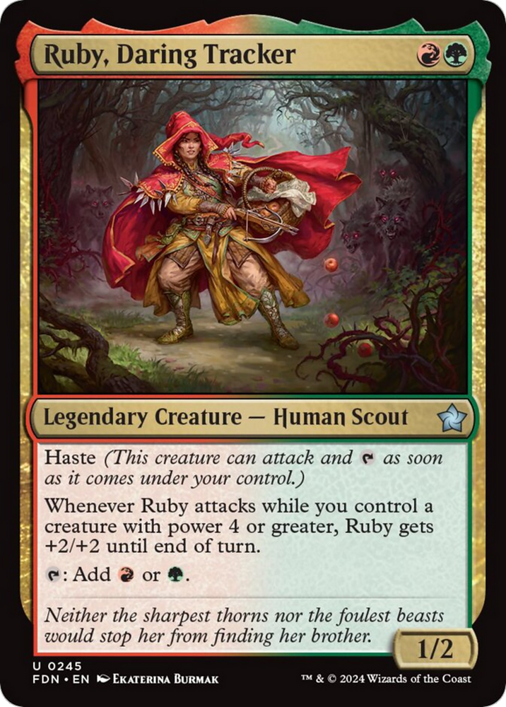 Ruby, Daring Tracker [Foundations] Magic MTG