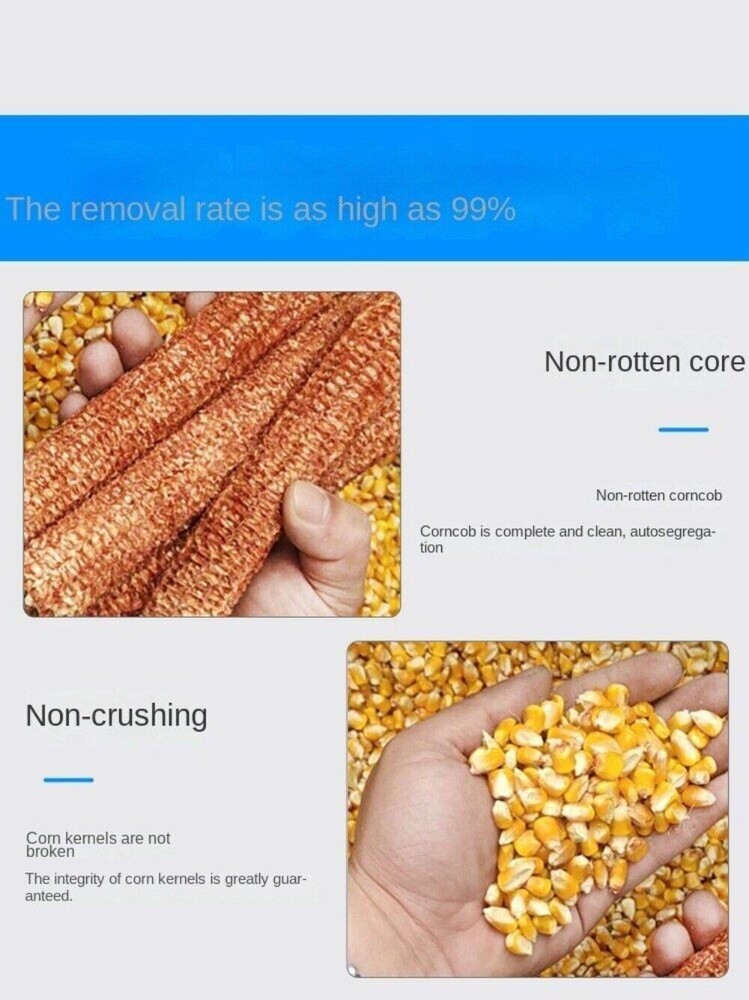 220V Multifunction Sheller Big Corn Thresher Sweet Corn Soybean Thresher Machine