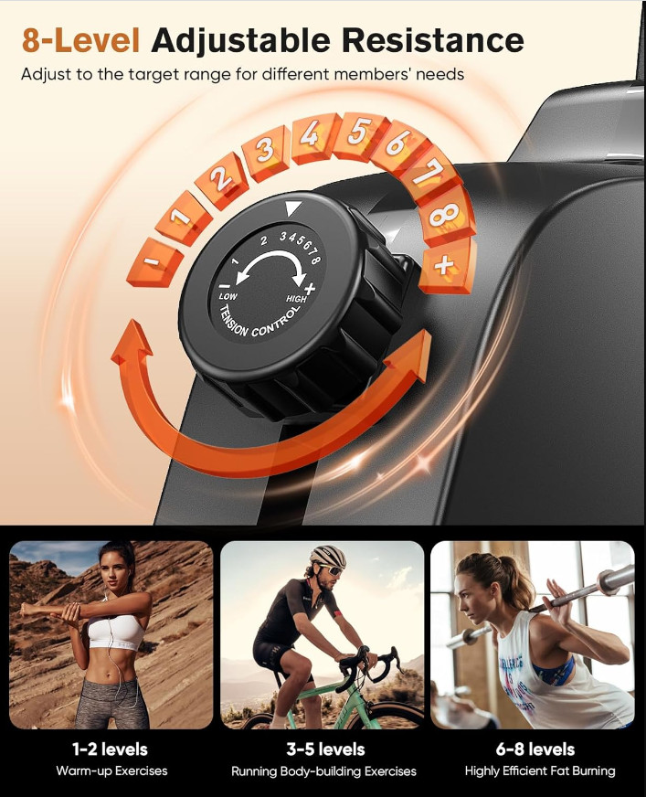 Recumbent Exercise Bike Dual Motion Arm Leg Exercisers for Senior Home Training