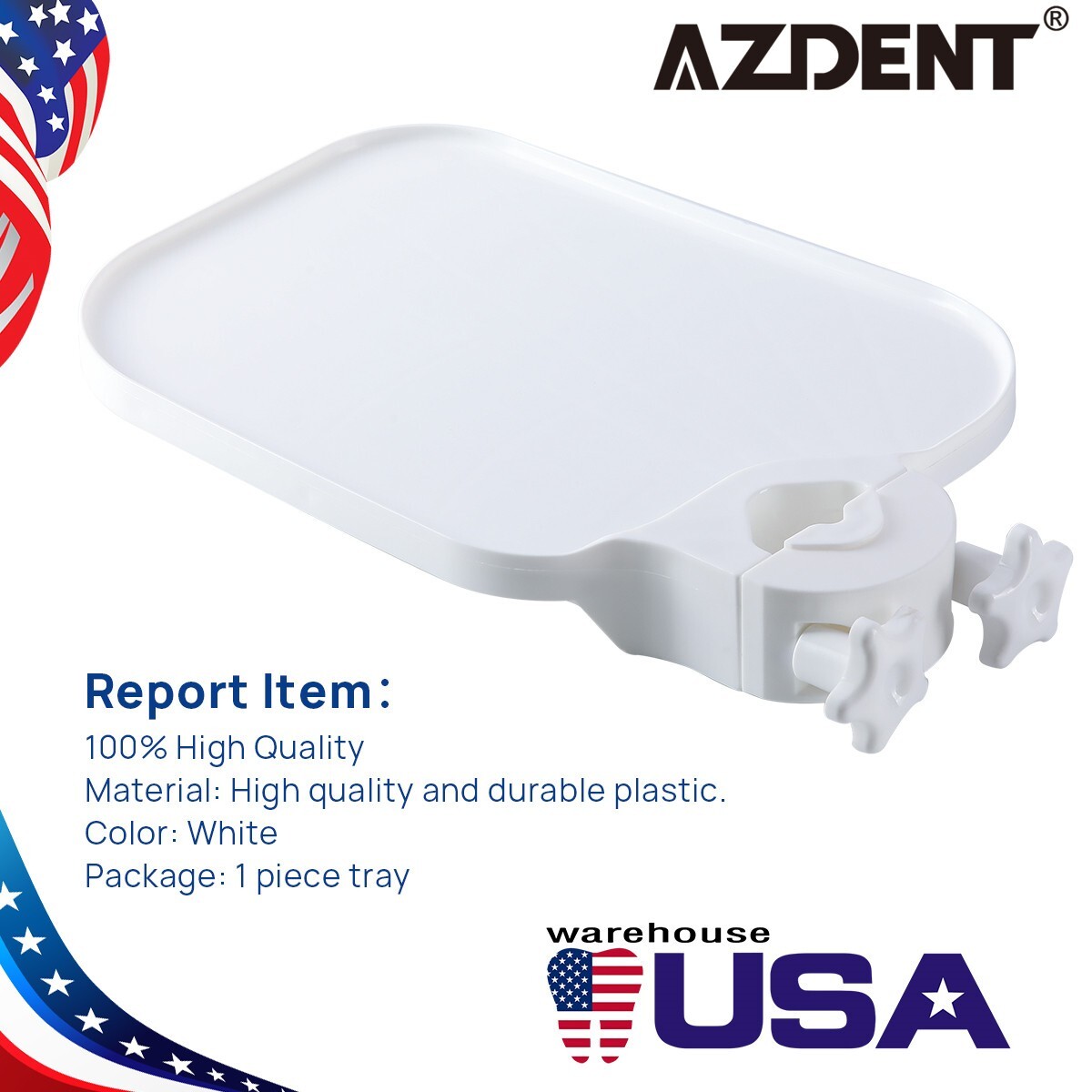 Medical TPC Pole Post Mount Utility Access Shelf Tray Table For Dental Chair