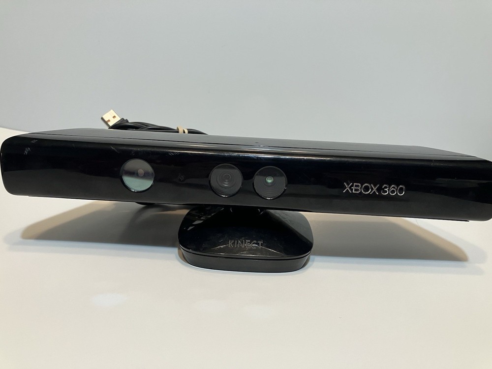 Official Microsoft Xbox 360 Black Kinect Sensor Bar Model 1414 Tested Working