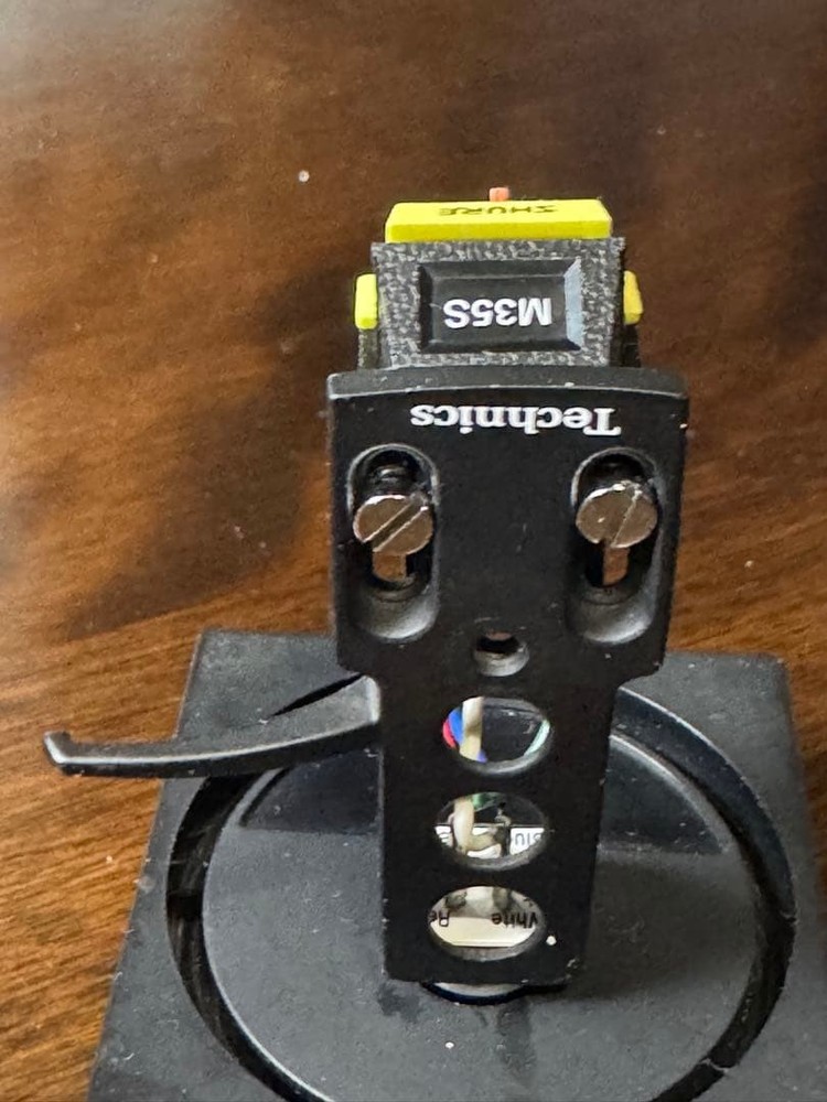Shure M35S Cartridge w/ Technics Headshell - Tested Working