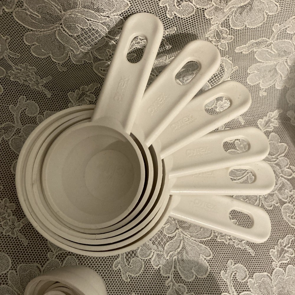 Vintage Pyrex Professional Plastic Measuring Cups & Spoons & Egg Separator Sets