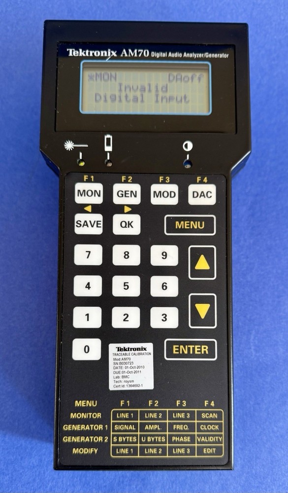 TEKTRONIX AM70 PATHFINDER, Digital Audio Analyzer/Generator