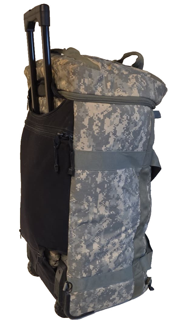 USGI Thin Air Rolling Deployment Bag Large Wheeled Military Duffel ACU UCP Army