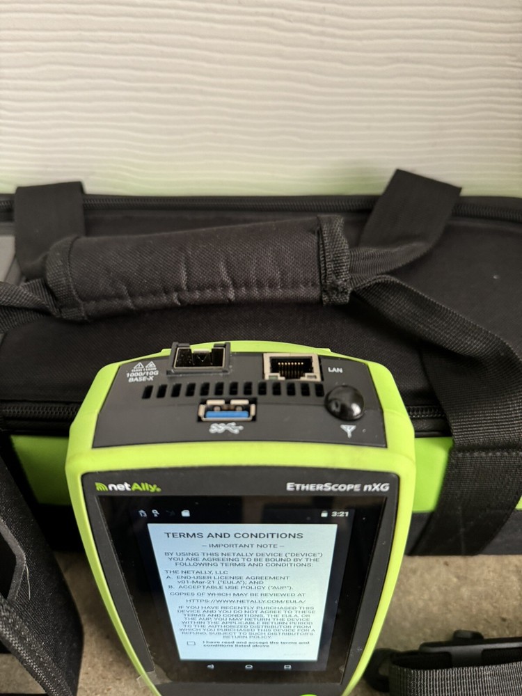 Netally EXG-200-KIT EtherScope nXG Portable Network Expert Professional Kit