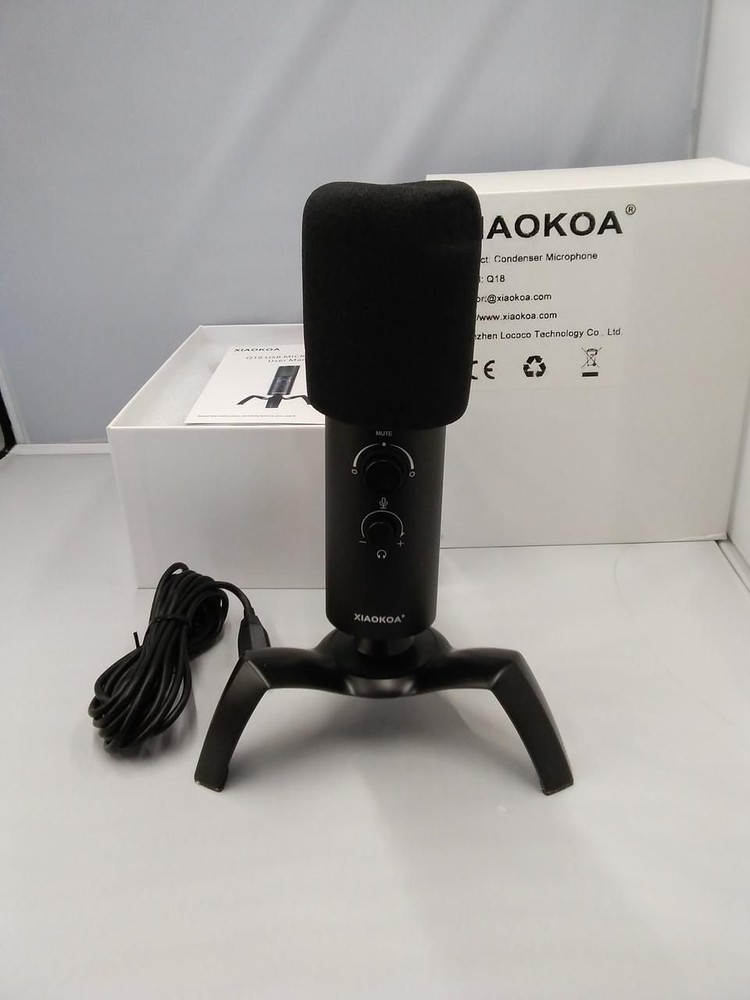 XIAOKOA USB Microphone Q18 Used