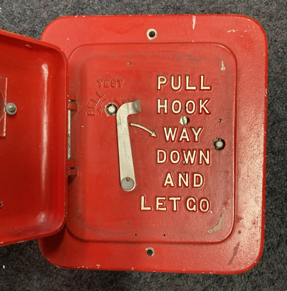 Endicott Private Fire Alarm Call Box Front Plate