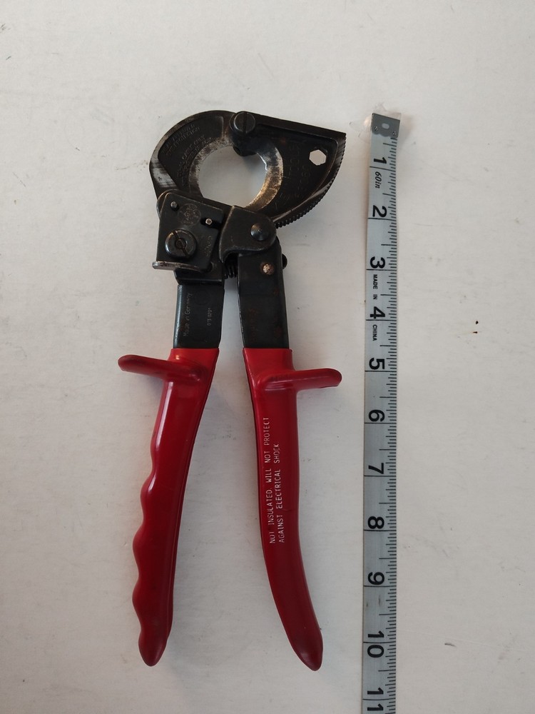 Klein Tools 63060 Ratcheting Cable Wire Cutter Made In Germany!