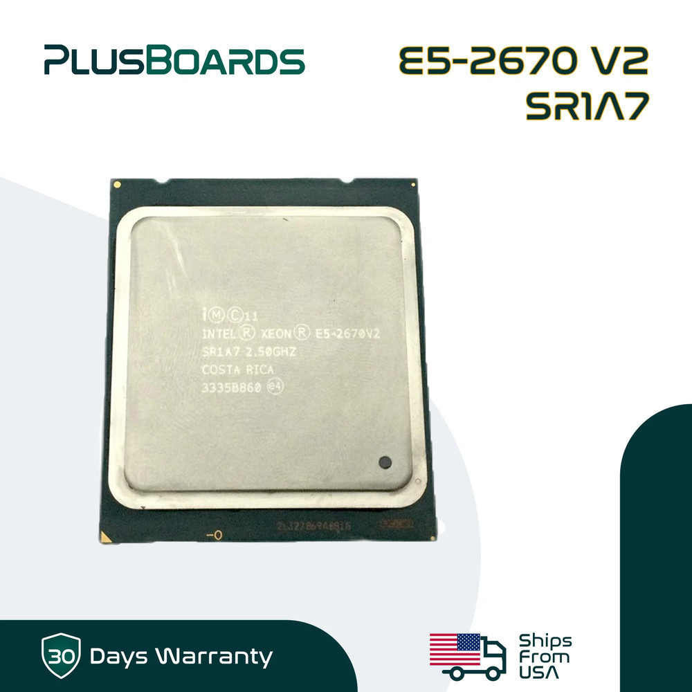 Intel Xeon E5-2670 V2 10 Core 2.5GHz LGA 2011 25MB 115W CPU Server Processor