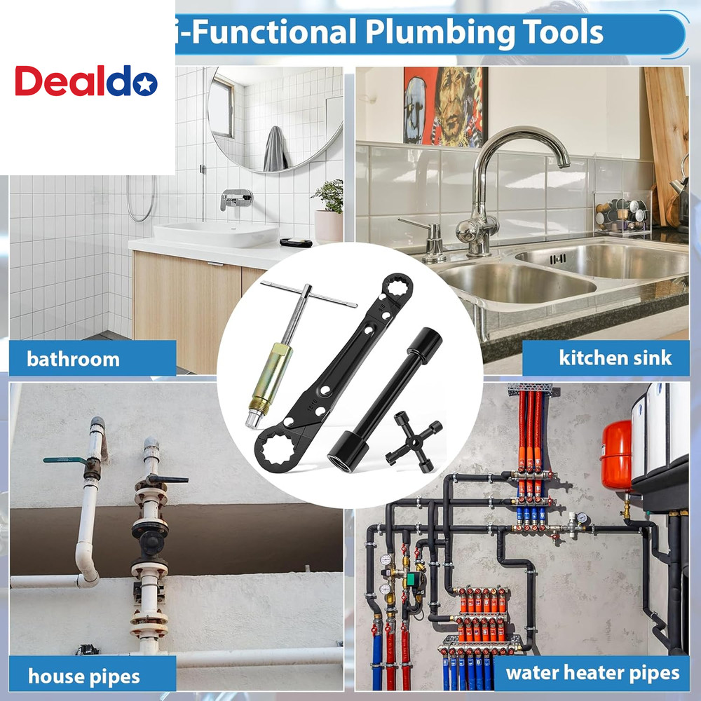 Plumbing Tools, Angle Stop Removal Tool with Compression Sleeve Puller Tool 1/2,