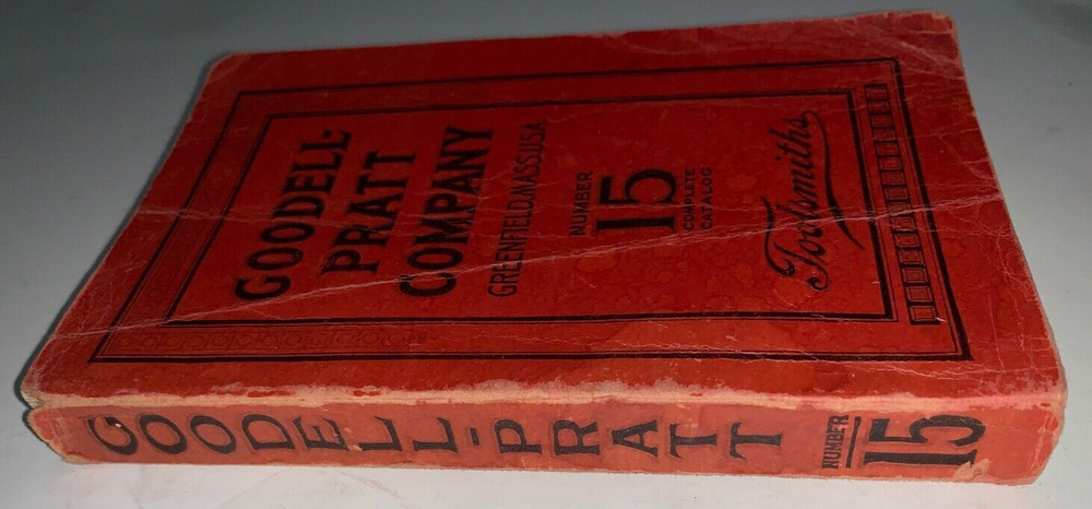 Goodell Pratt Catalog #15, 1922