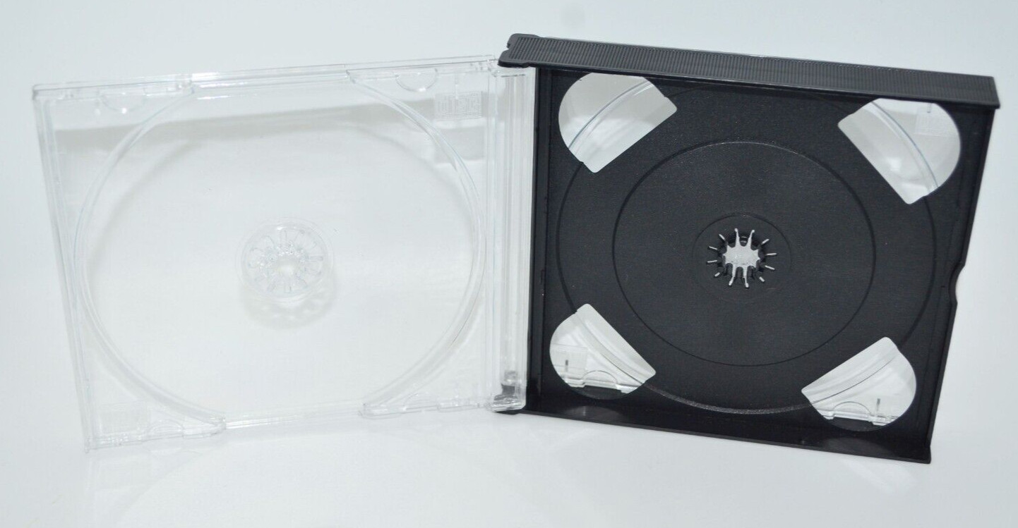 ONE Quad 4-Disc CD Video Game Replacement Case Holder For Sony PlayStation 1 PS1