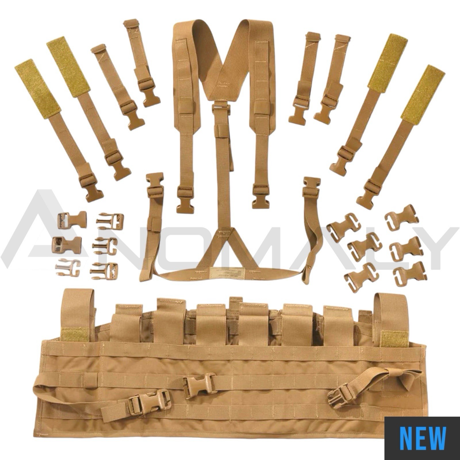 NEW USMC Chest Rig, Tactical Assault Panel TAP Vest Ibiley + Repair Kit! Coyote