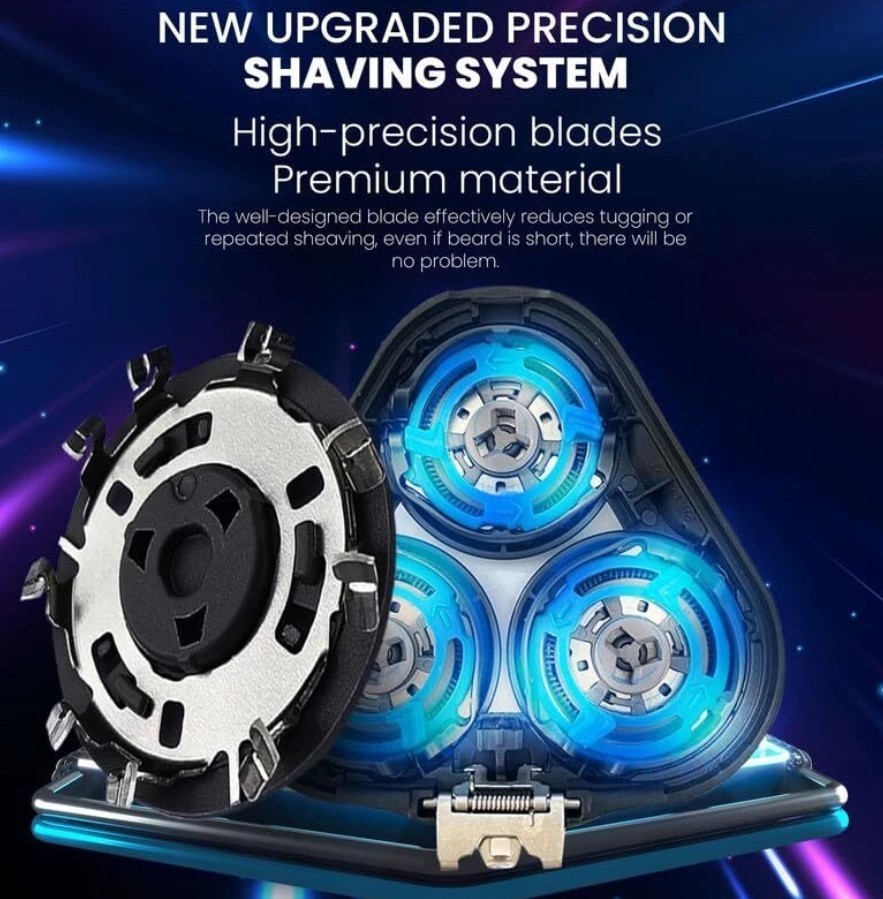 Replacement Complete Head Assembly for Philips Norelco Series 5000 Shavers