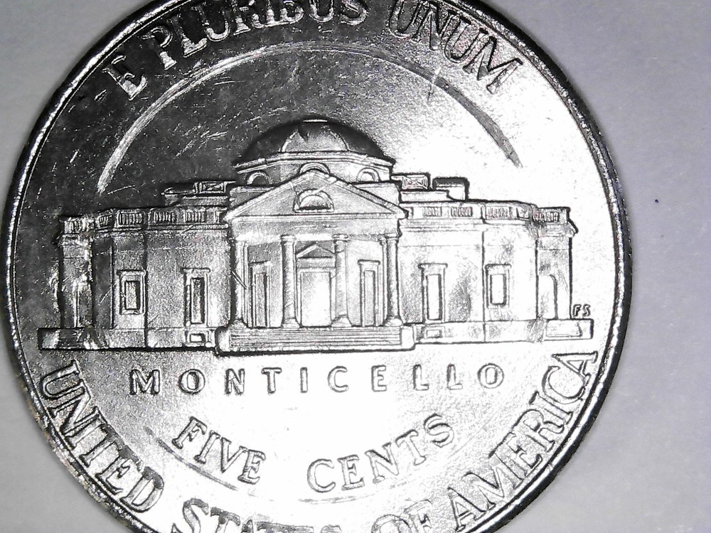 Errors 2 Rim Nickels - Reverse 2019P and 2022P