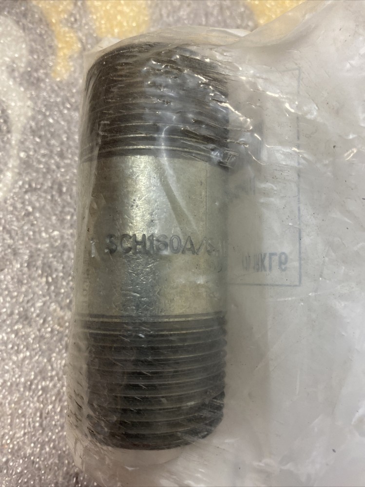 1" x 3" Threaded Galvanized Schedule 160 Seamless Nipple