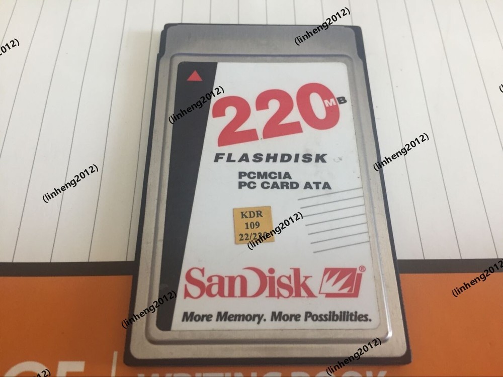 SANDISK 220MB FLASHDISK PCMCIA PC CARD ATA