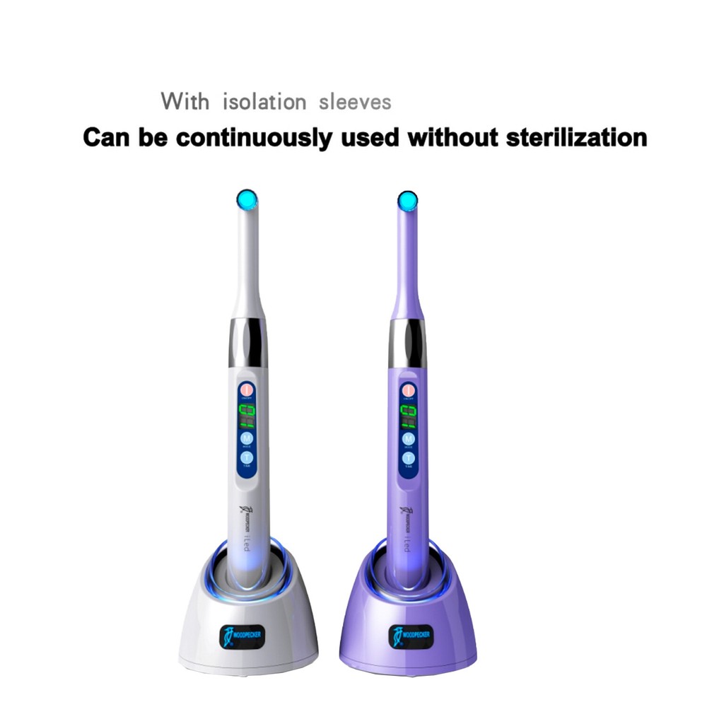 100% Woodpecker Dental Wireless iLED Curing Light 1Second Curing 2500MW