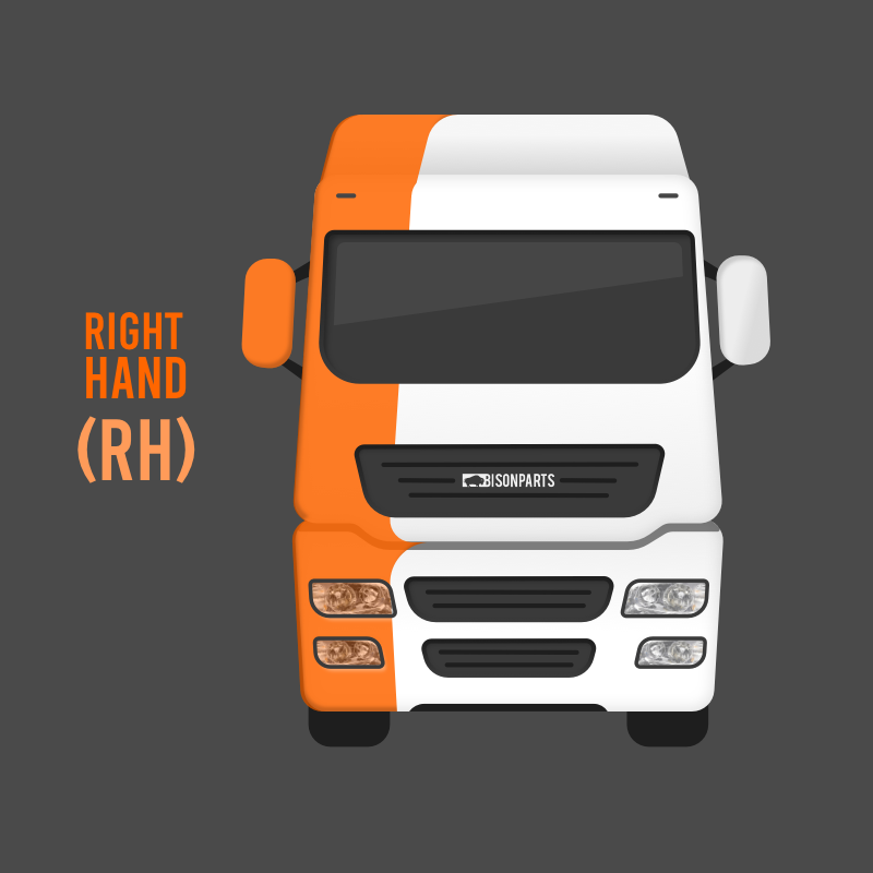 +FITS IVECO EUROCARGO (2015>) CORNER PANEL WIND DEFLECTOR DRIVER SIDE RH IVE678