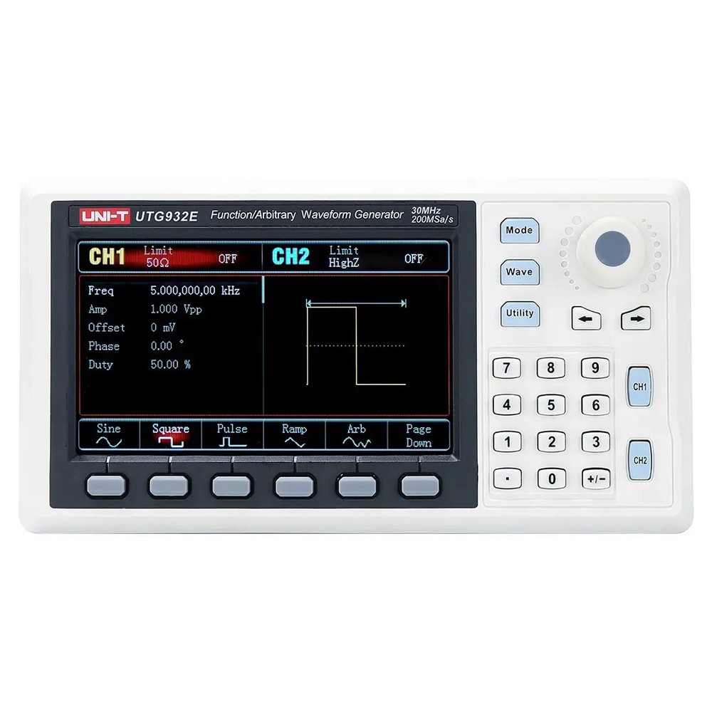 UNI-T UTG932E 30MHz, 2CH Classic-Series Arbitrary Waveform Generator