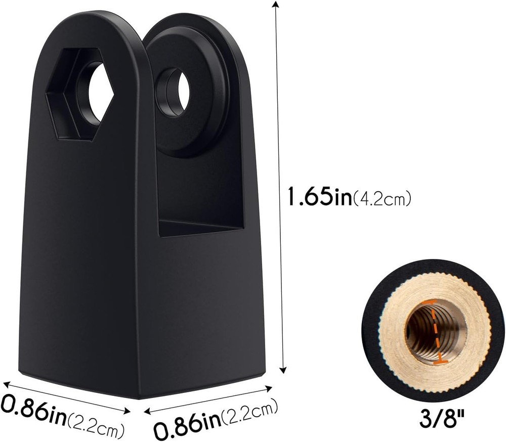 Easy Install 3/8" Boom Arm Adapter for HyperX QuadCast - Lightweight Design