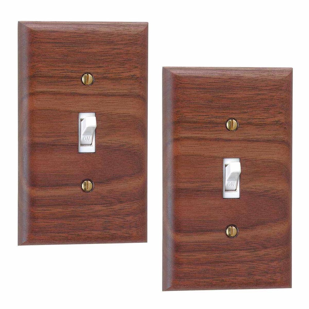 2 Switchplate Walnut Single Toggle | Renovator's Supply