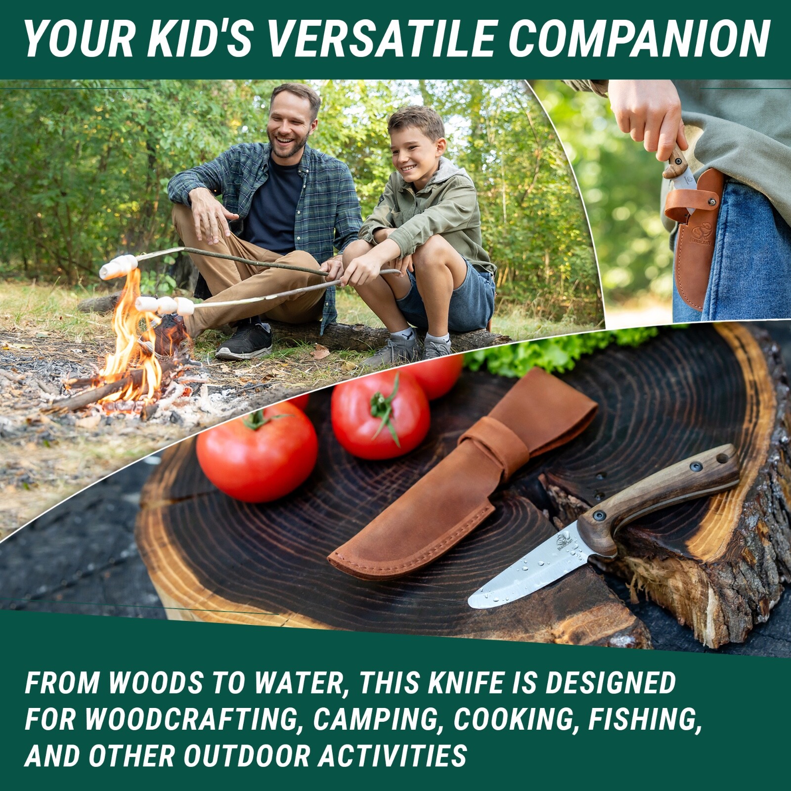 Kid-Safe Knife for Outdoor Activities BeaverCraft BSH kid